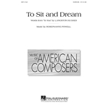 To Sit and Dream - SATB divisi