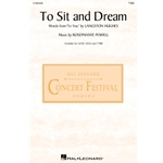 To Sit and Dream