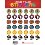 Music Award Stickers<br>Pack of 96 Stickers
