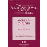 Ascribe to the Lord - SSAA