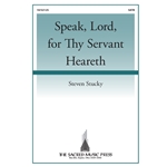 Speak, Lord, for Thy Servant Heareth
