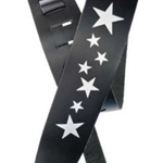 Planet Waves Leather Guitar Strap - Stars