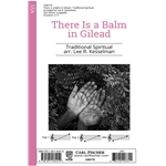 There is a Balm in Gilead