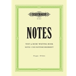 Notes<br>Text & Music Writing Book