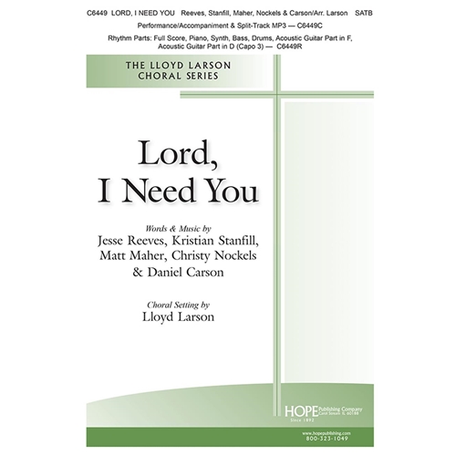 Kidder Music Service - Lord, I Need You