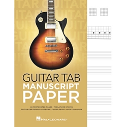 Guitar Tab Manuscript Paper