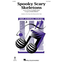 Spooky Scary Skeletons<br>2-Part Mixed