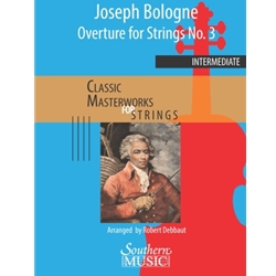 Overture for Strings,<br>Op. 1 No. 3