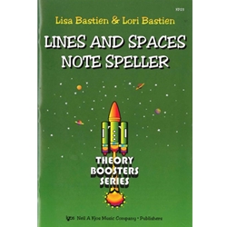 Bastien Theory Boosters: Lines and Spaces Note Speller
