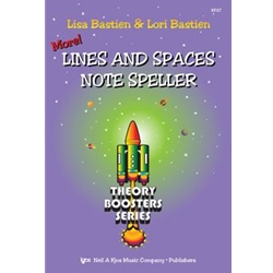 Bastien Theory Boosters: More Lines and Spaces Note Speller