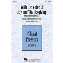 With the Voice of Joy and Thanksgiving