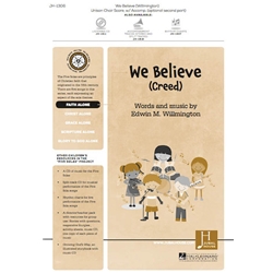 We Believe - Unison/opt 2-Part