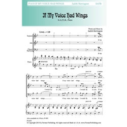 If My Voice Had Wings - SATB