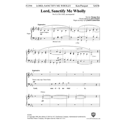 Lord, Sanctify Me Wholly