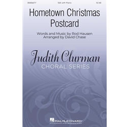 Hometown Christmas Postcard
