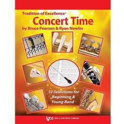 Tradition of Excellence<br>Concert Time: 12 Beginning Selections for Beginning & Young Band