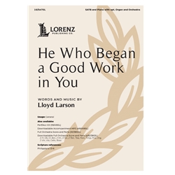 He Who Began a Good Work in You