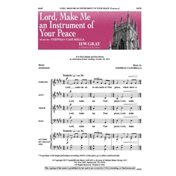 Lord, Make Me an Instrument of Your Peace
