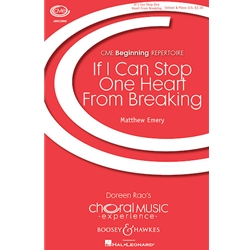 If I Can Stop One Heart from Breaking