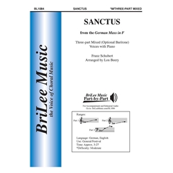 Sanctus<br>from <i>German Mass in F</i>