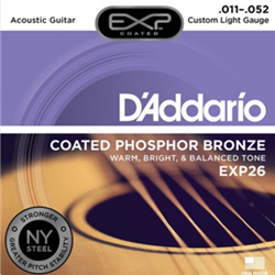 D'Addario EXP26 Coated Acoustic Guitar Strings