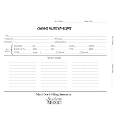 Choral Filing Envelope