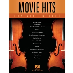 Movie Hits for Violin Duet