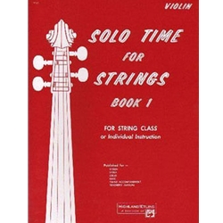 Solo Time for Strings, Book 1