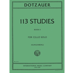 Dotzauer: 113 Studies, Book II