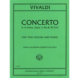 Concerto in A Minor for Two Violins