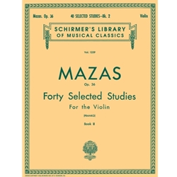 Mazas: Forty Selected Studies, Book 2
