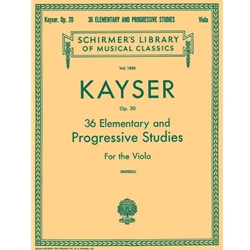 Kayser: 36 Elementary and Progressive Studies