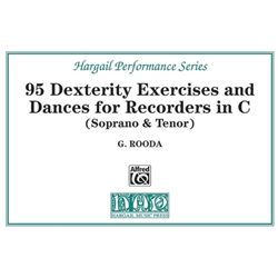 95 Finger Dexterity Exercises and Pieces for Recorders in C