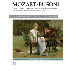 Mozart/Busoni: Duettino Concertante