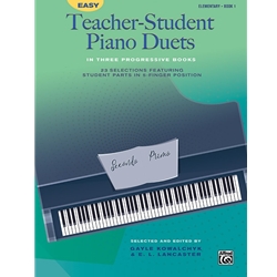 Easy Teacher-Student Piano Duets