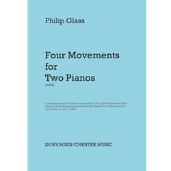 Glass: Four Movements for Two Pianos