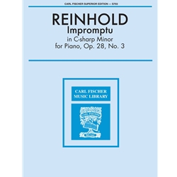 Reinhold: Impromptu in C-Sharp Minor, Op. 28, No. 3