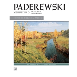 Paderewski: Menuet in G, Op. 14, No. 1