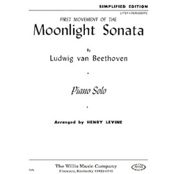 Beethoven: Moonlight Sonata, First Movement (Simplified Version)