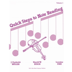 Quick Steps to Notereading, Volume 1 - Cello