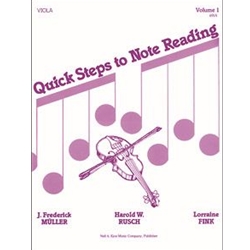 Quick Steps to Notereading, Volume 1 - Viola