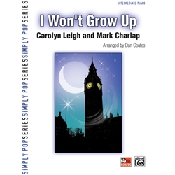 I Won't Grow Up<br>(from <i>Peter Pan</i>)