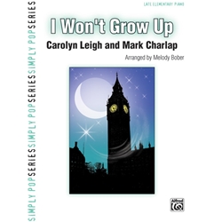 I Won't Grow Up<br>(from <i>Peter Pan</i>