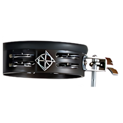 Dixon Little Roomer Mountable Tambourine - Black