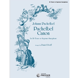 Pachelbel Canon for Tenor or Soprano Sax and Piano