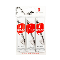 Juno Bass Clarinet Reeds #3 - 3 Pack