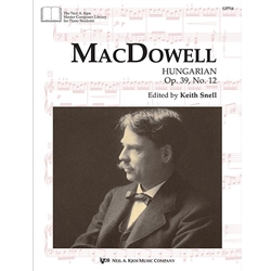 MacDowell: Hungarian, Op. 39, No. 12