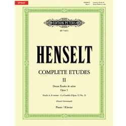 Henselt: Complete Etudes II