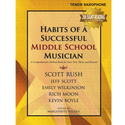 Habits of a Successful Middle School Musician<br>Tenor Saxophone