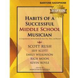Habits of a Successful Middle School Musician<br>Baritone Saxophone